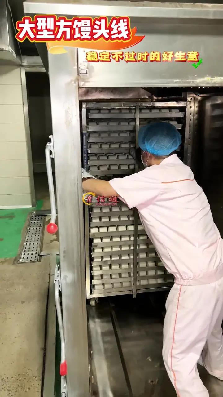 现代化馒头生产线,科技助力,美味加倍。馒头机 馒头生产线