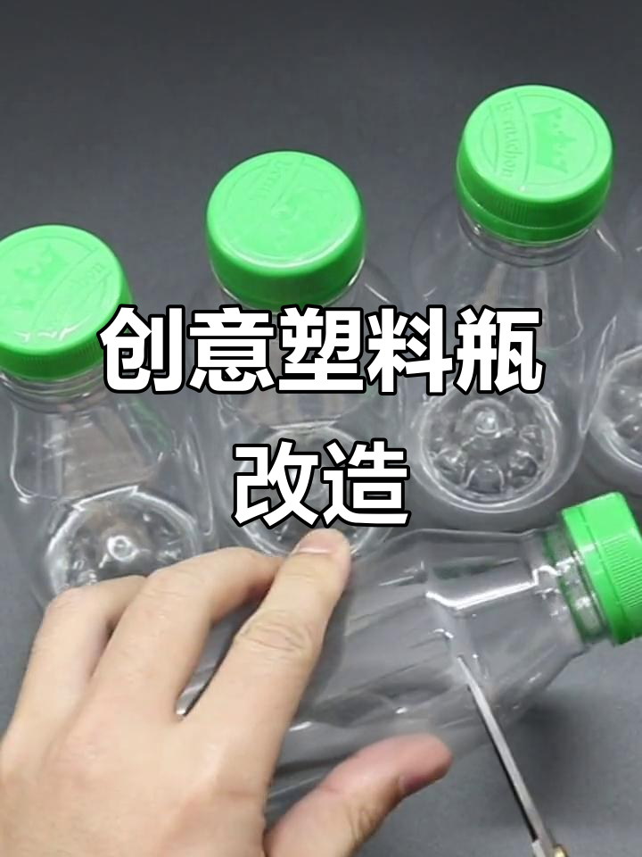 5个废旧塑料瓶变厨房神器,轻松DIY笔筒或沥水架