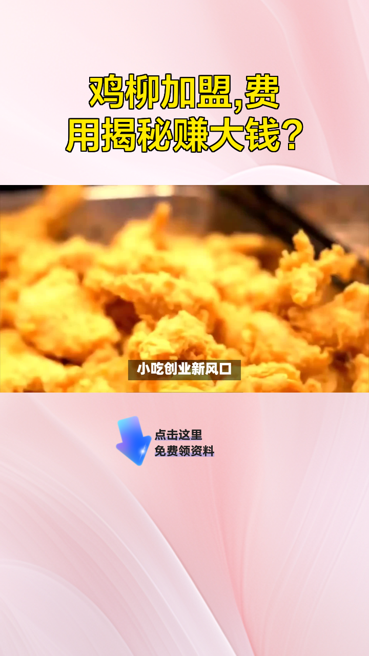 鸡柳加盟,费用揭秘赚大钱?