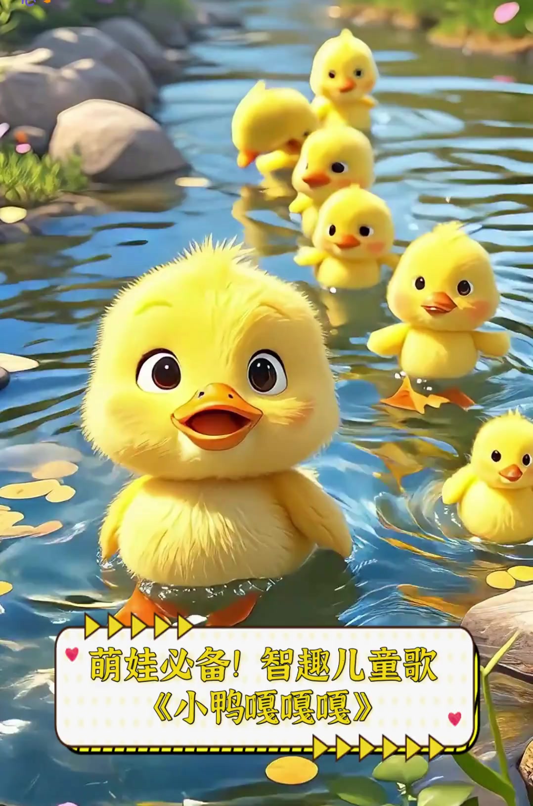 萌娃必备!智趣儿童歌《小鸭嘎嘎嘎》