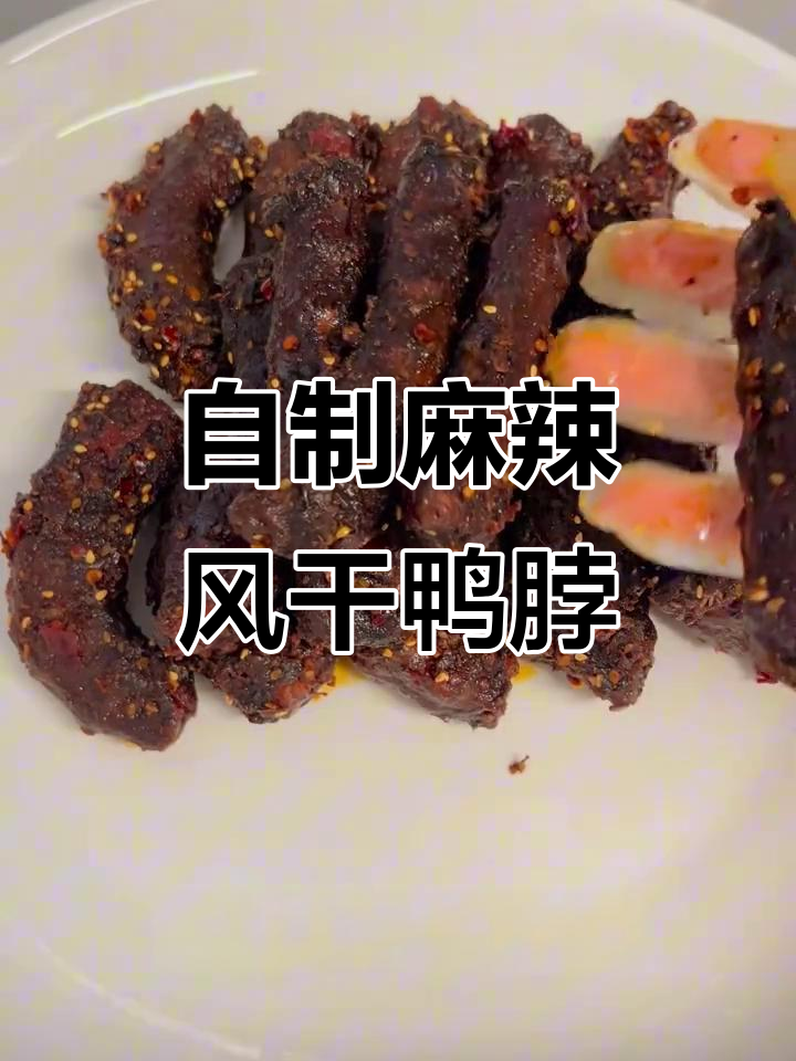 只需十元,轻松在家做麻辣风干鸭脖