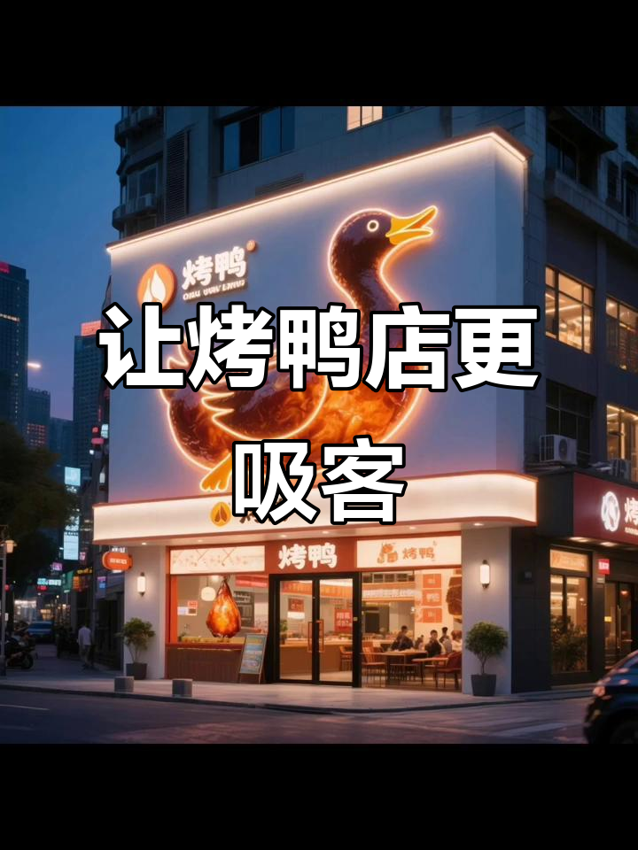 烤鸭店门头设计大揭秘，如何吸引顾客上门？