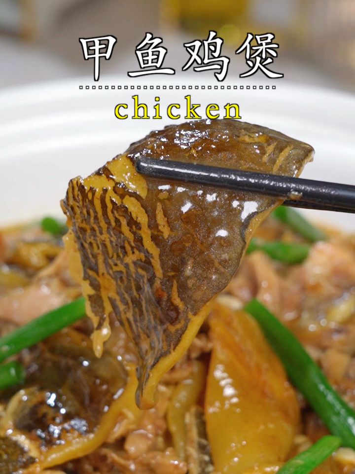 粤式硬菜甲鱼焖鸡吃完幸福感满满