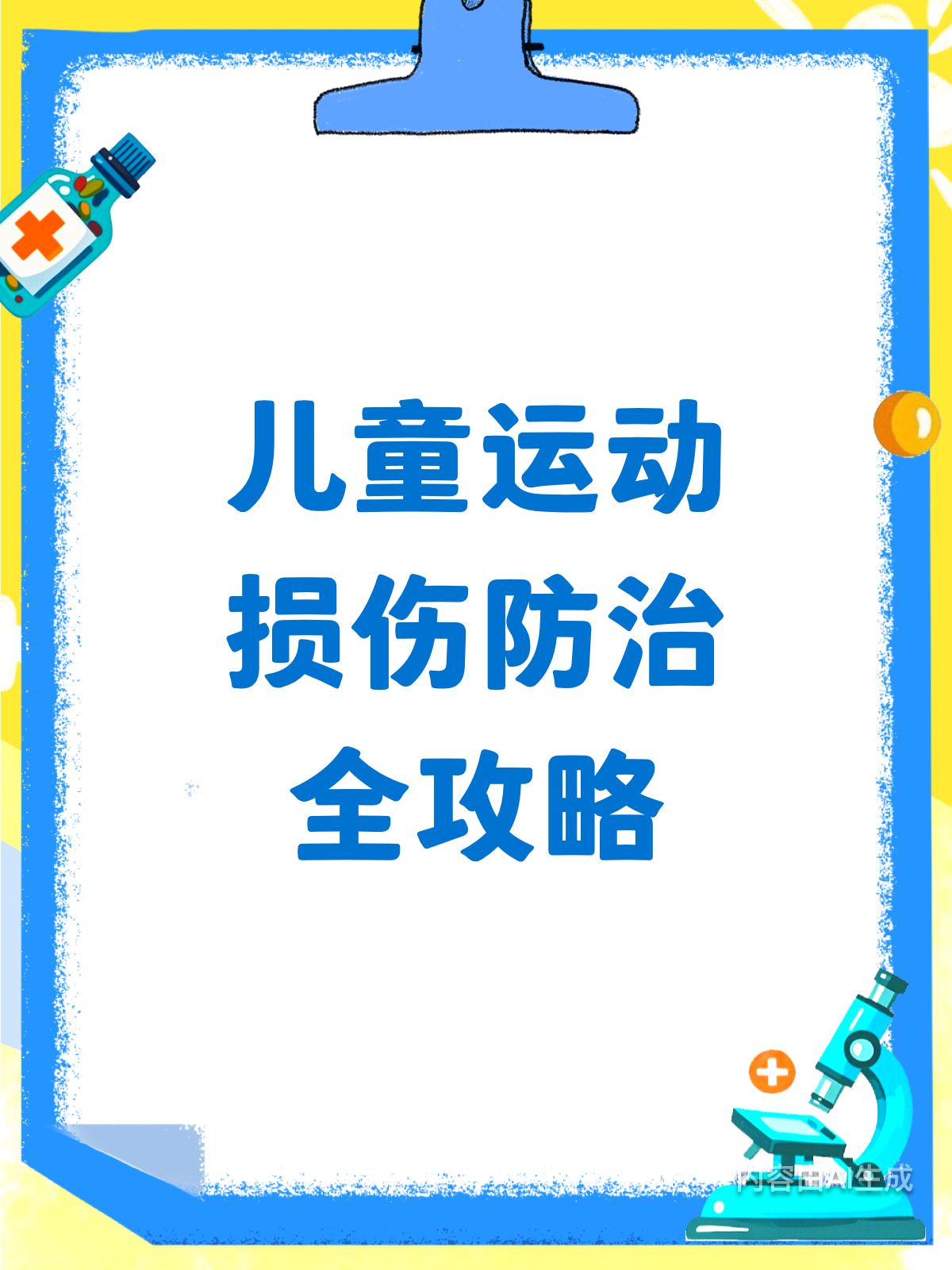 儿童运动损伤怎么办?预防治疗全攻略来啦!