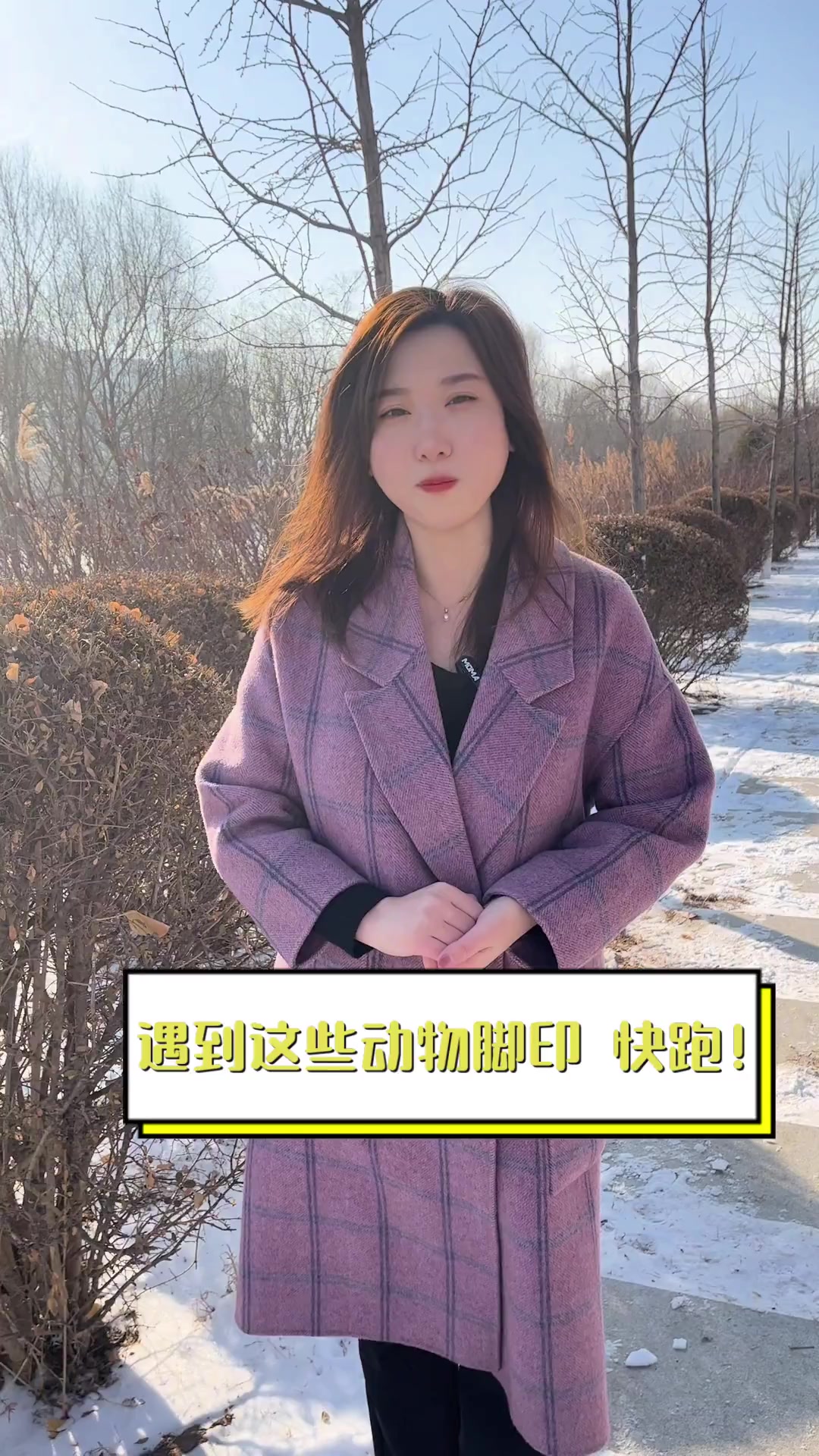遇到这些动物脚印,快跑!