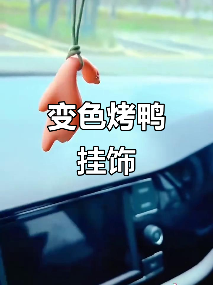 这款变色烤鸭挂件,让汽车空间充满趣味与解压感