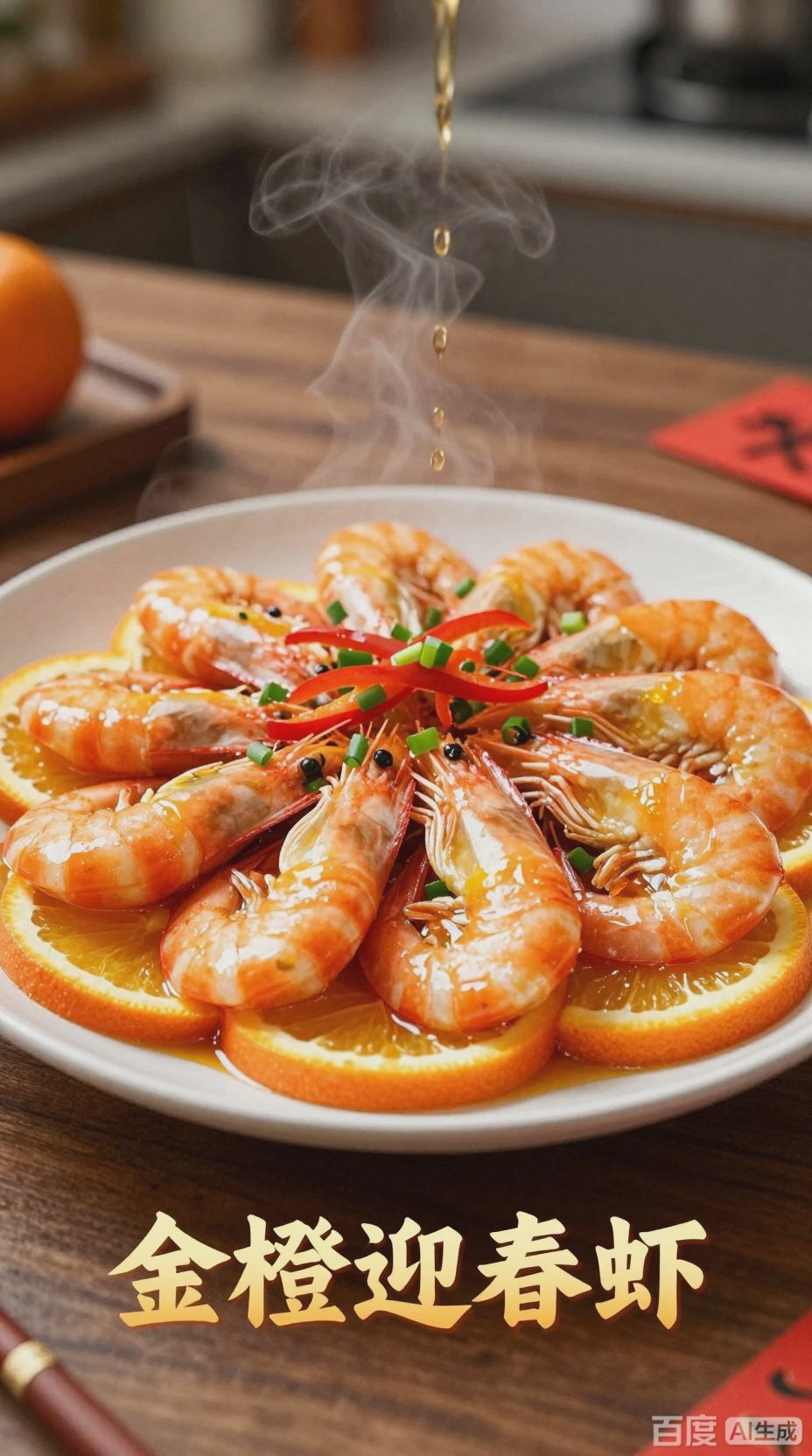 金橙迎春虾,点亮团圆年夜饭