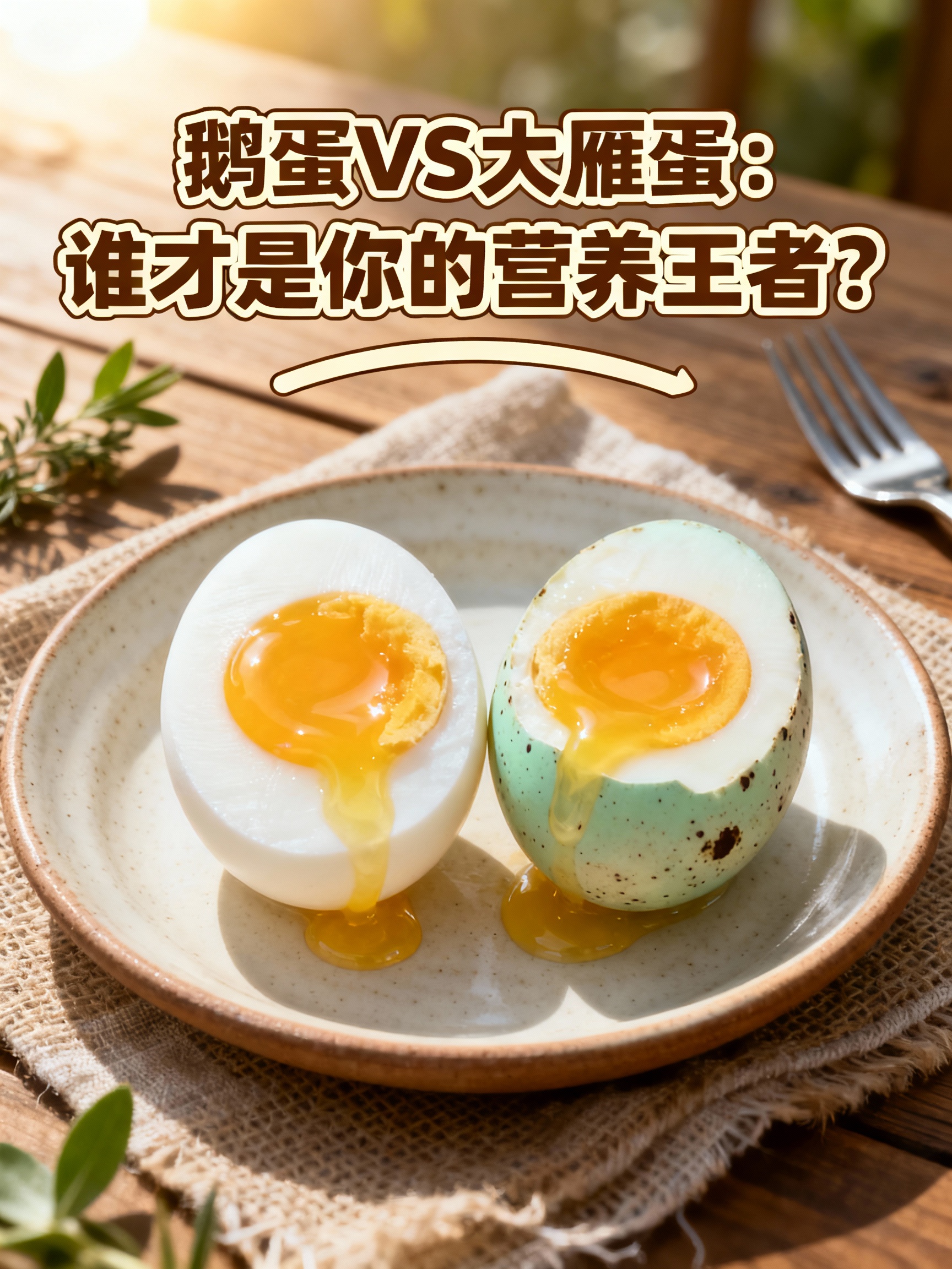 鹅蛋VS大雁蛋:谁才是你的营养王者?
