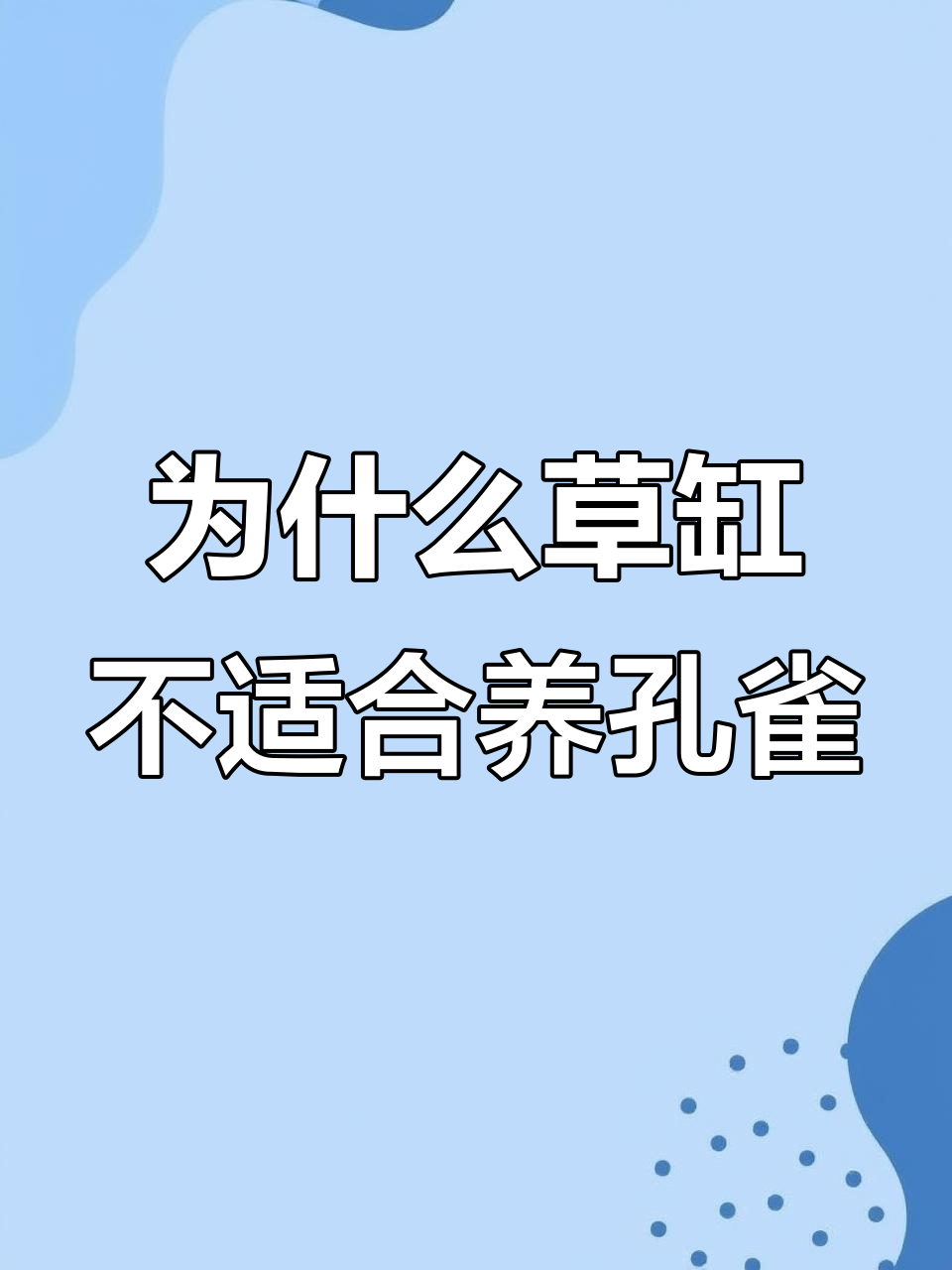 草缸养孔雀鱼为何容易死亡?水质偏酸是致命原因