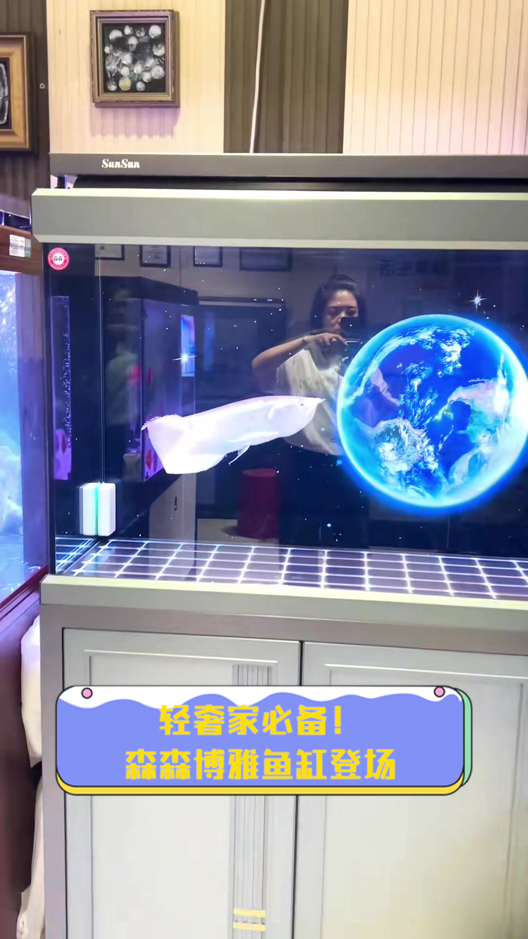 轻奢家必备！森森博雅鱼缸登场