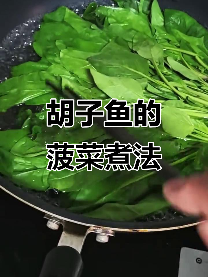 黄金胡子鱼吃菠菜,简单又营养的喂食方法