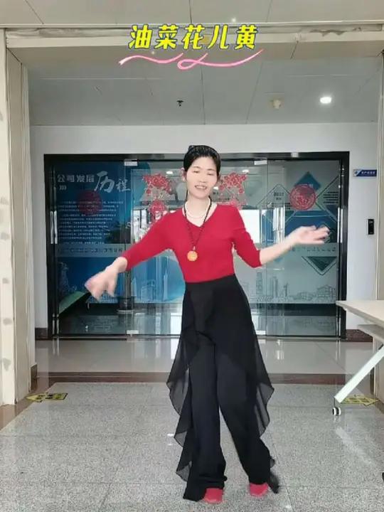 好美的音乐油菜花儿开零基础学舞随着音乐动起来