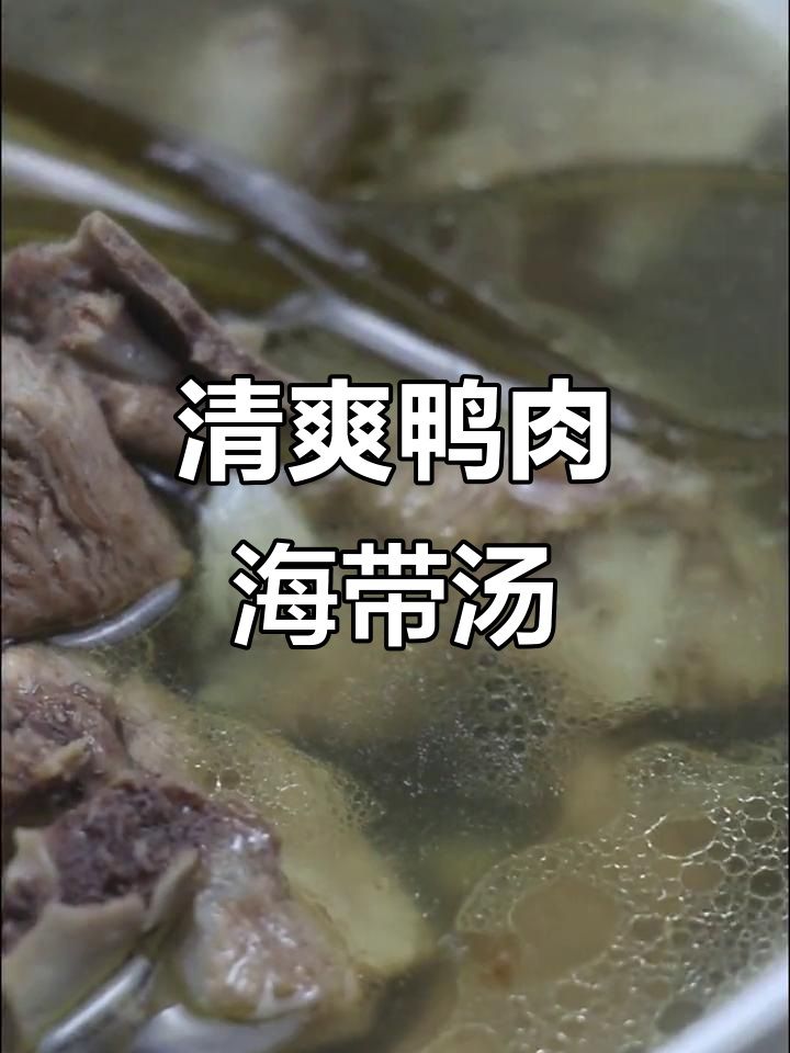 夏季必备!简单又美味的鸭肉海带汤,滋补养生不容错过