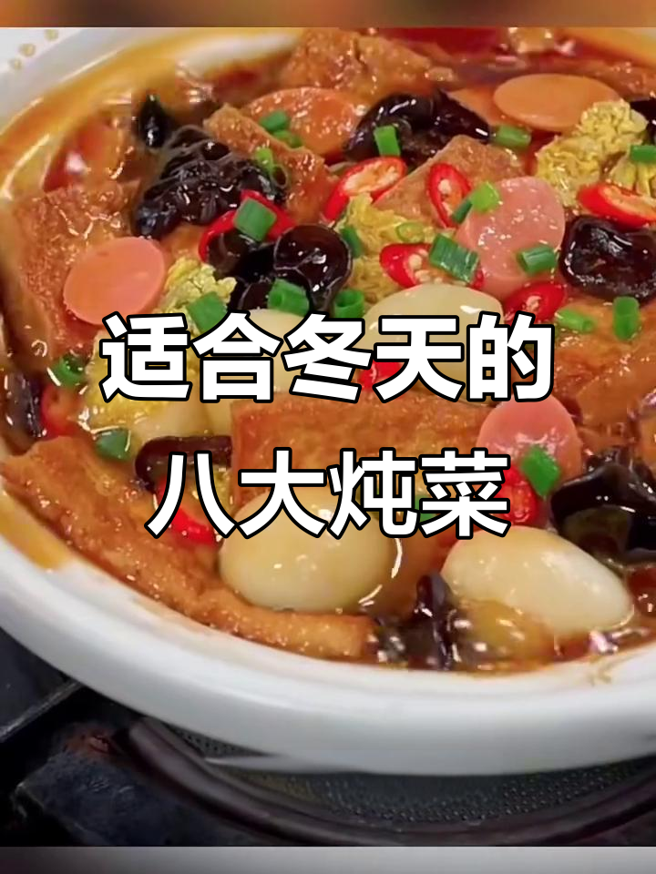 冬季暖心炖菜推荐,八道家常美味等你来学