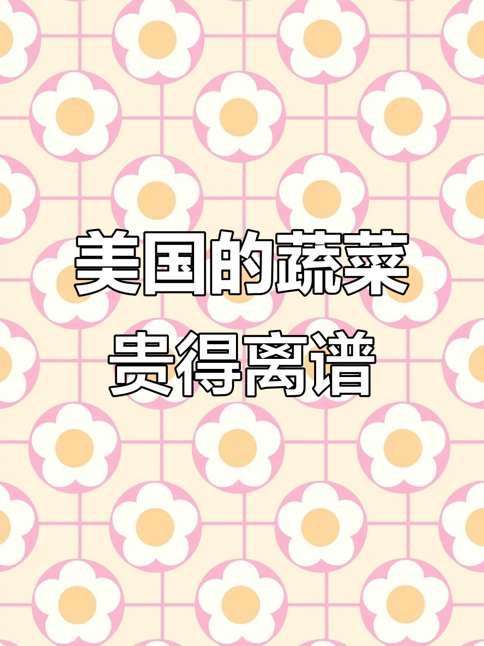 美国青菜太贵了,一个月只能吃一次!看看这些价格你就懂了