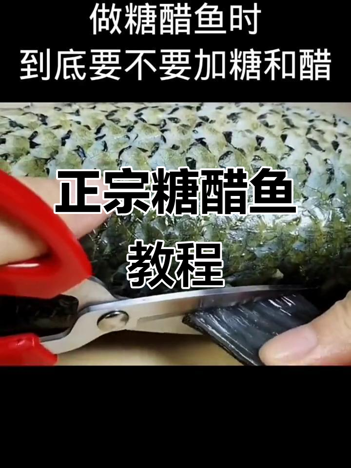 糖醋鱼做法大揭秘,草鱼的正确处理技巧