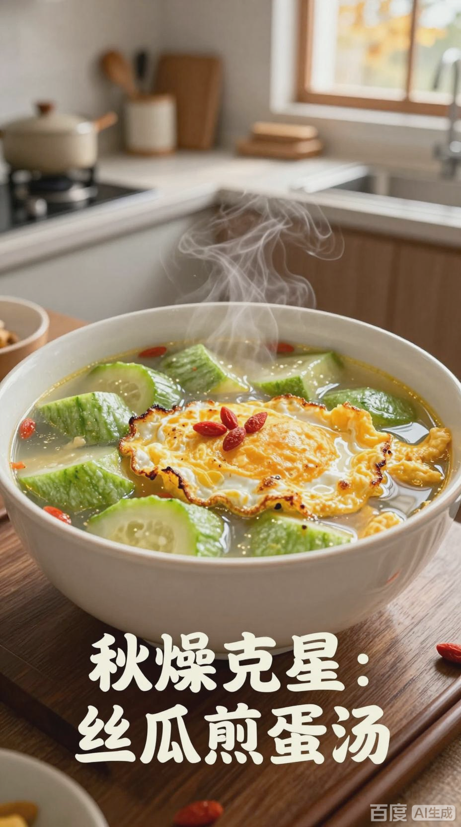 秋燥克星!一碗丝瓜煎蛋汤竟让我皮肤嫩到发光
