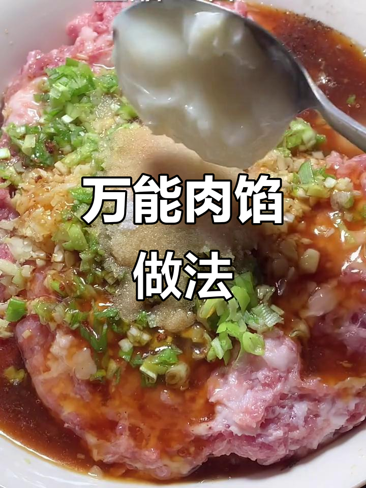 轻松搞定万能肉馅,包子饺子丸子都能做