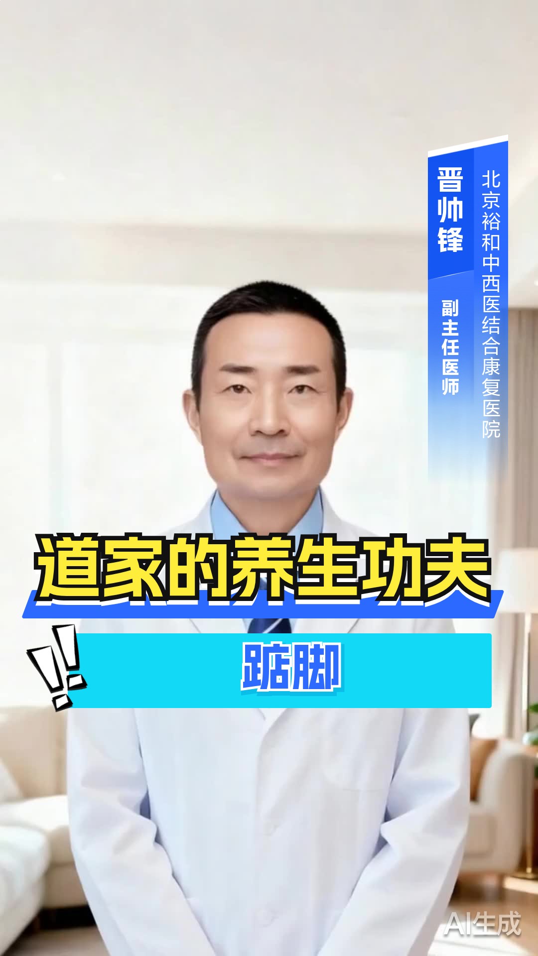 道家的养生功夫：踮脚