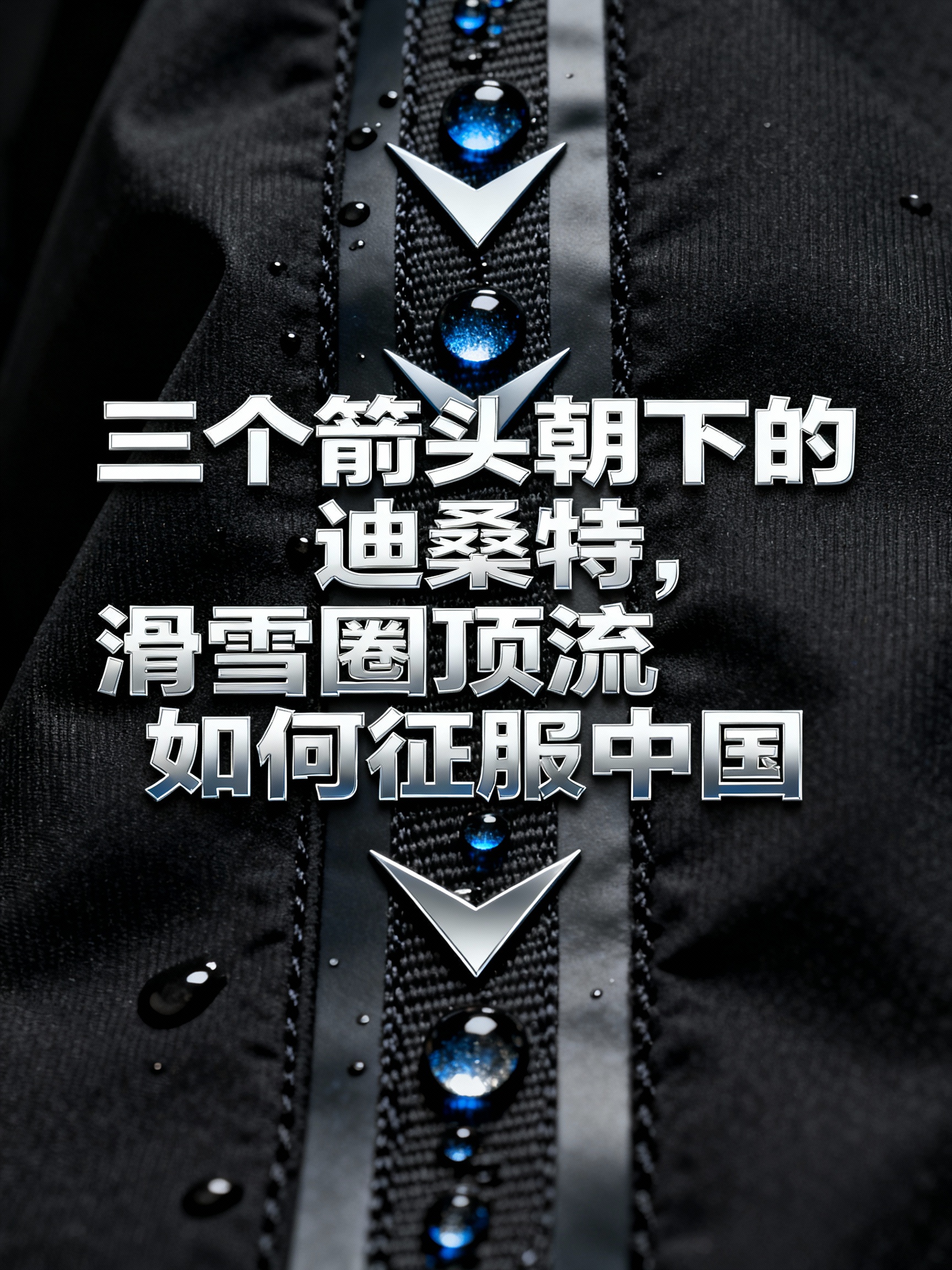 三个箭头朝下的迪桑特,滑雪圈顶流如何征服中国