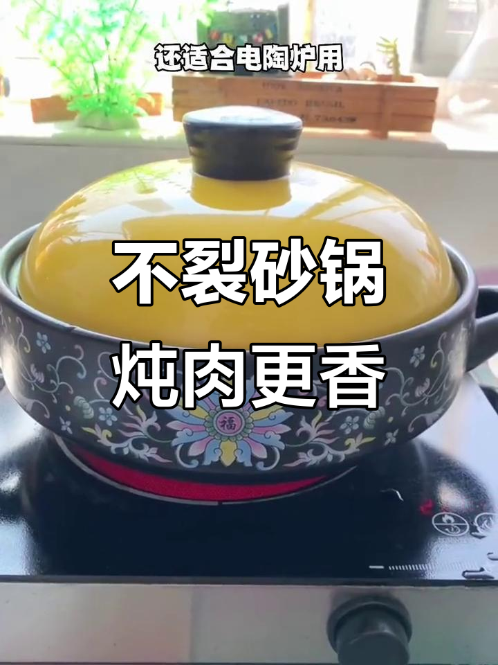 干烧不裂的陶瓷砂锅,炖汤煲仔饭必备神器