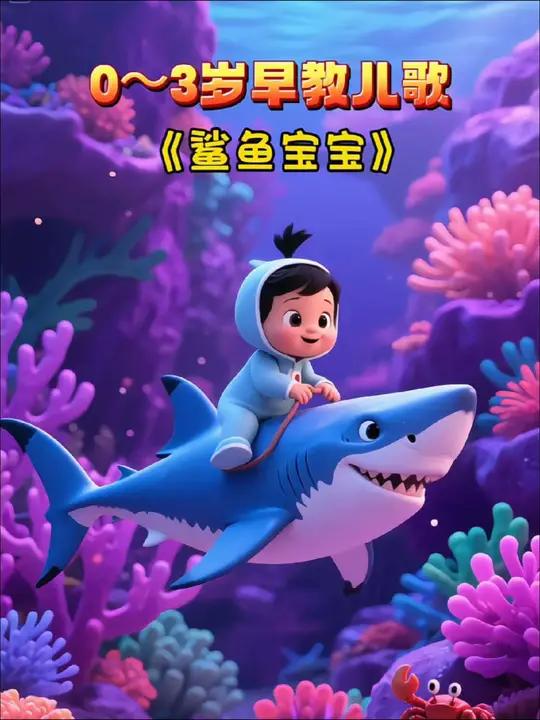 早教儿歌大全《鲨鱼宝宝》