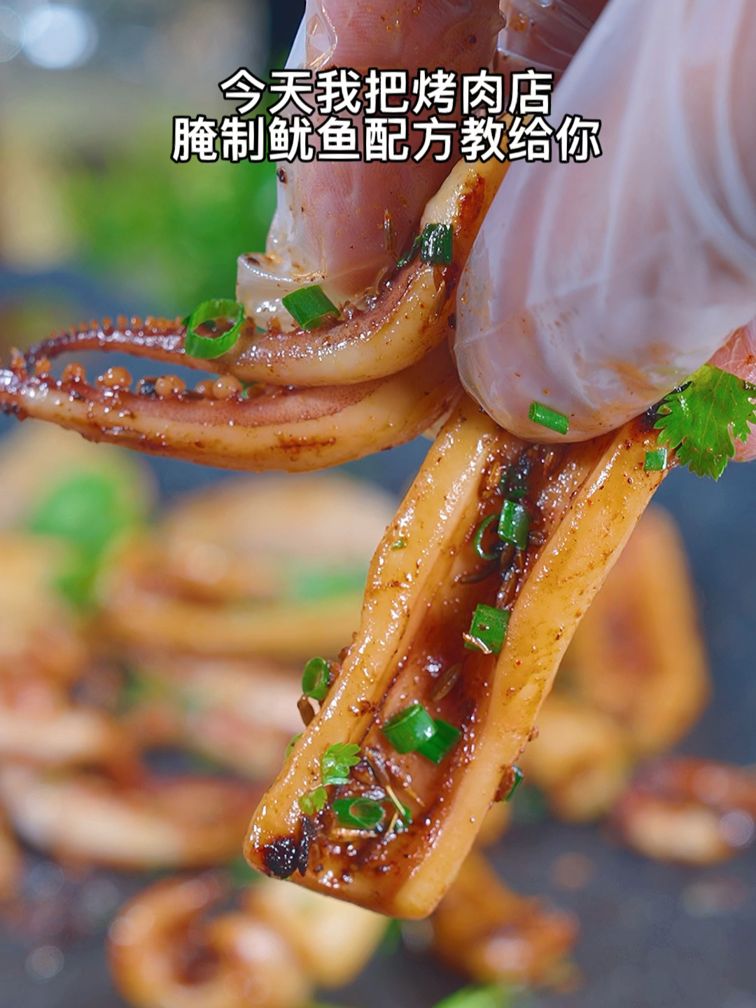 烤肉店里烤鱿鱼腌制配方