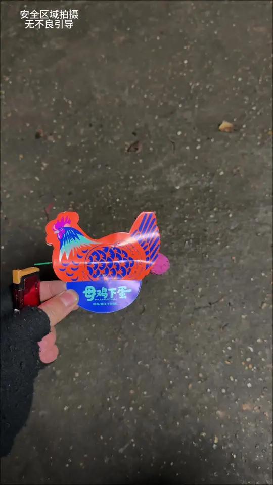 这么神经的烟花？还母鸡下蛋，笑死我了