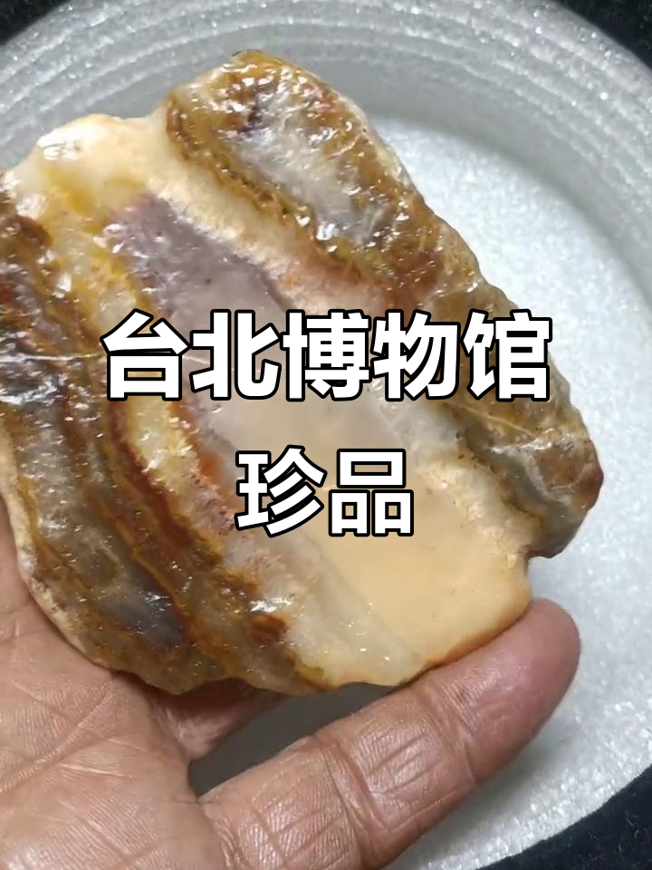 台北博物馆镇馆之宝:苏尼特肉石,大自然的神奇馈赠