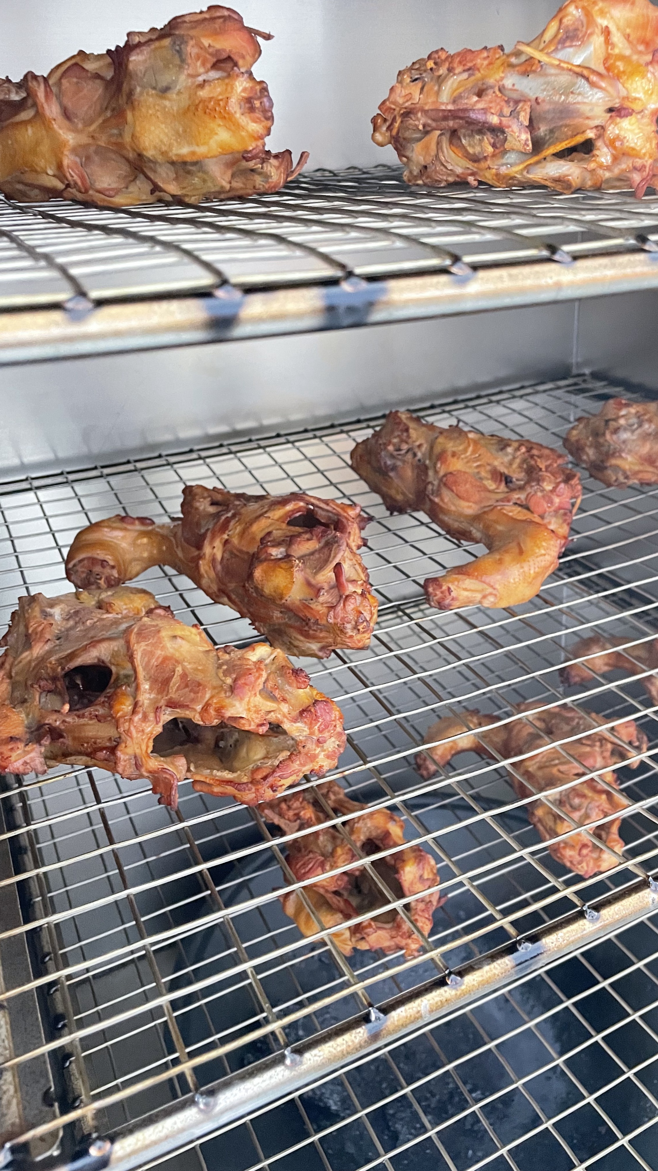 用这个糖熏炉熏鸡架子太香了