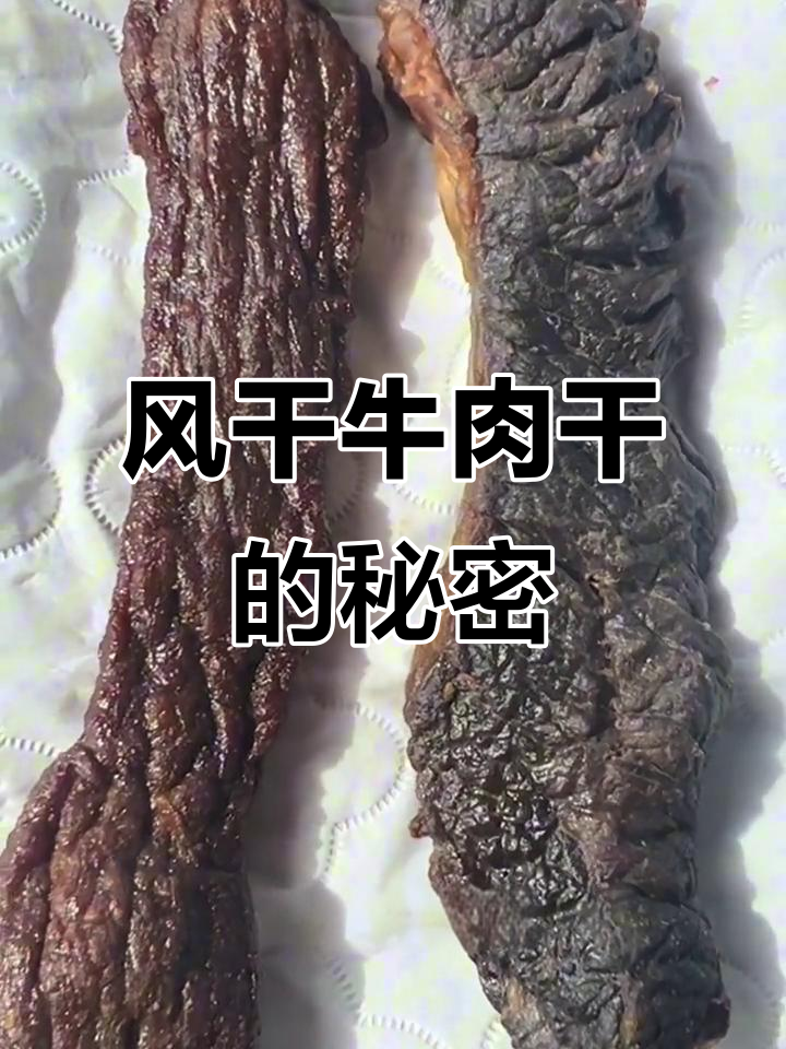 牛肉干真假难辨,风干工艺揭秘