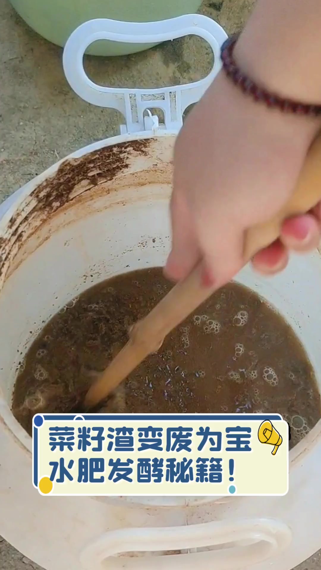 菜籽渣变废为宝,水肥发酵秘籍!