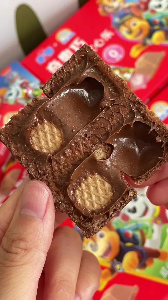 小朋友可以放心吃的 巧克力饼干就是这个末零家的巧克力夹心饼干进口纯可可加上新西兰进口乳粉,