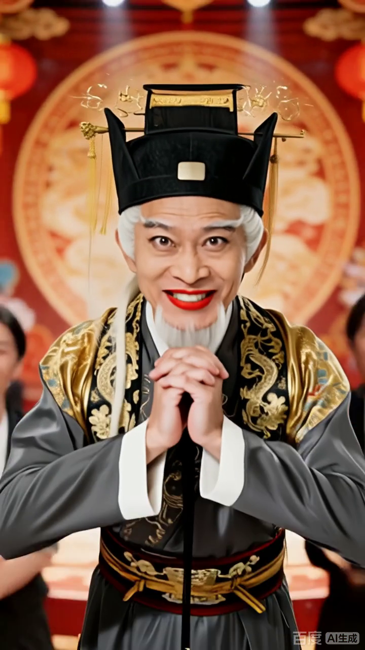 古装大叔笑出表情包
