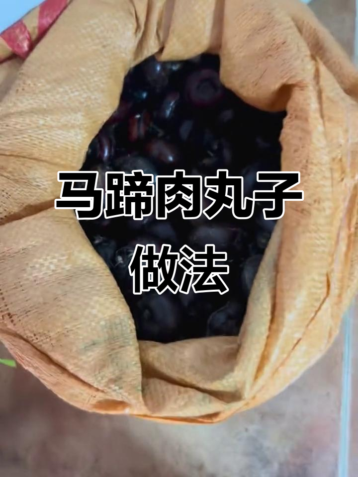 过年必备马蹄肉圆,糯米和马蹄的完美结合