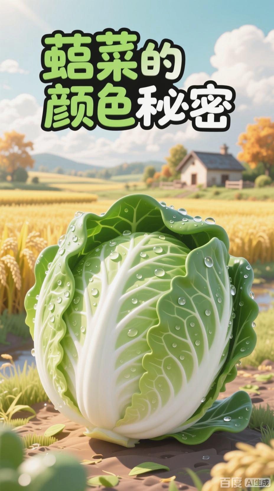 白菜叶子颜色之谜