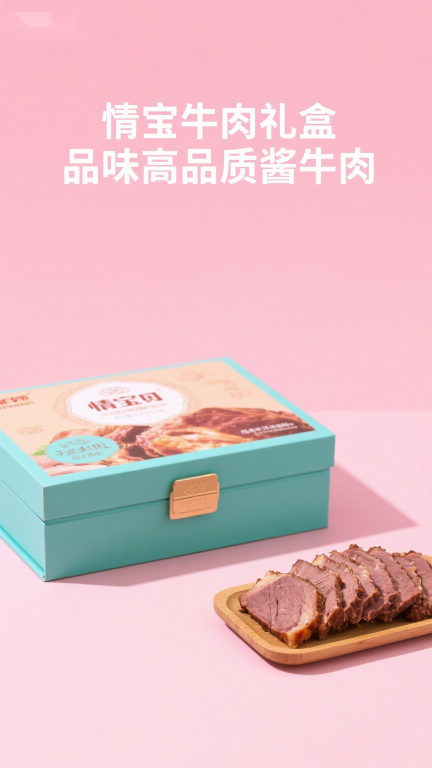 情宝牛肉礼盒，品尝高品质酱牛肉