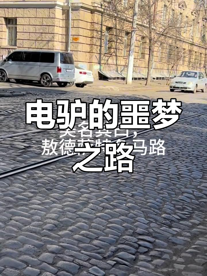敖德萨鹅卵石路,骑电驴堪比酷刑,一万块车也难承受!