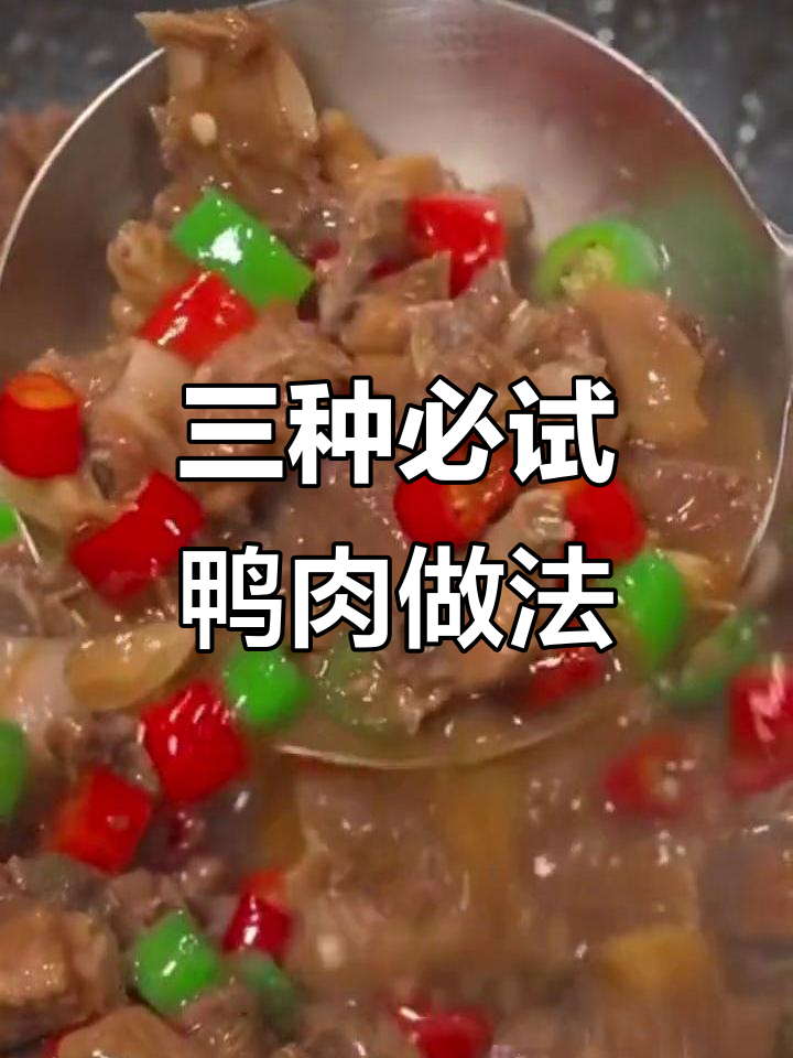 鸭肉三种神仙做法，轻松做出美味家常菜