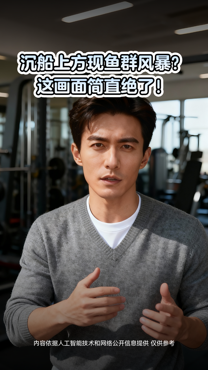 沉船上方现鱼群风暴？这画面简直绝了！