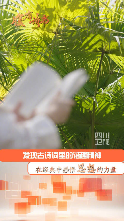 四川卫视腹有诗书“竹笋焖肉”、“河东狮吼”,谐剧演员吴丹喜欢古诗词里的谐趣精神,演好角色,