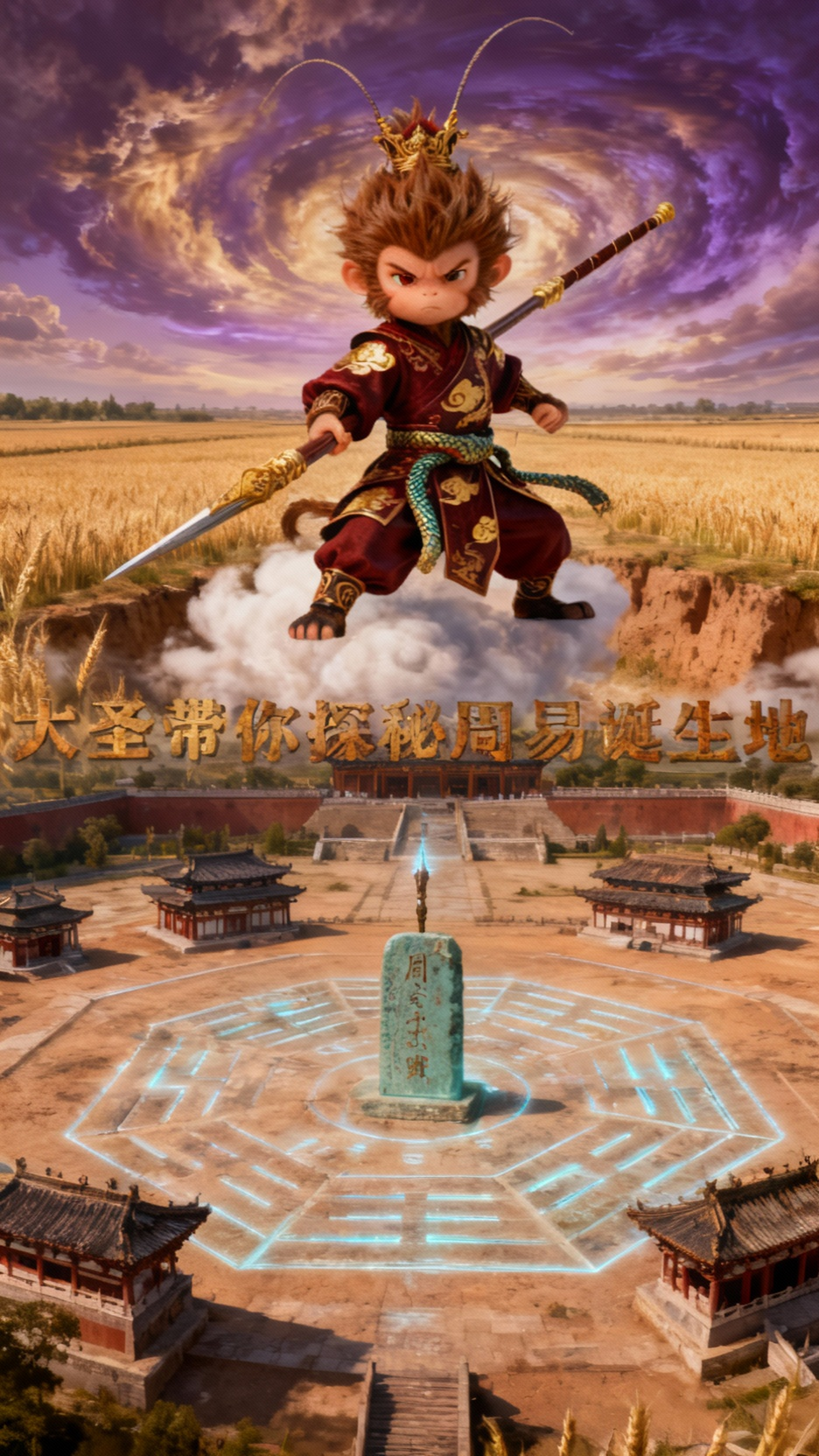悟空直播,羑里城风光无限