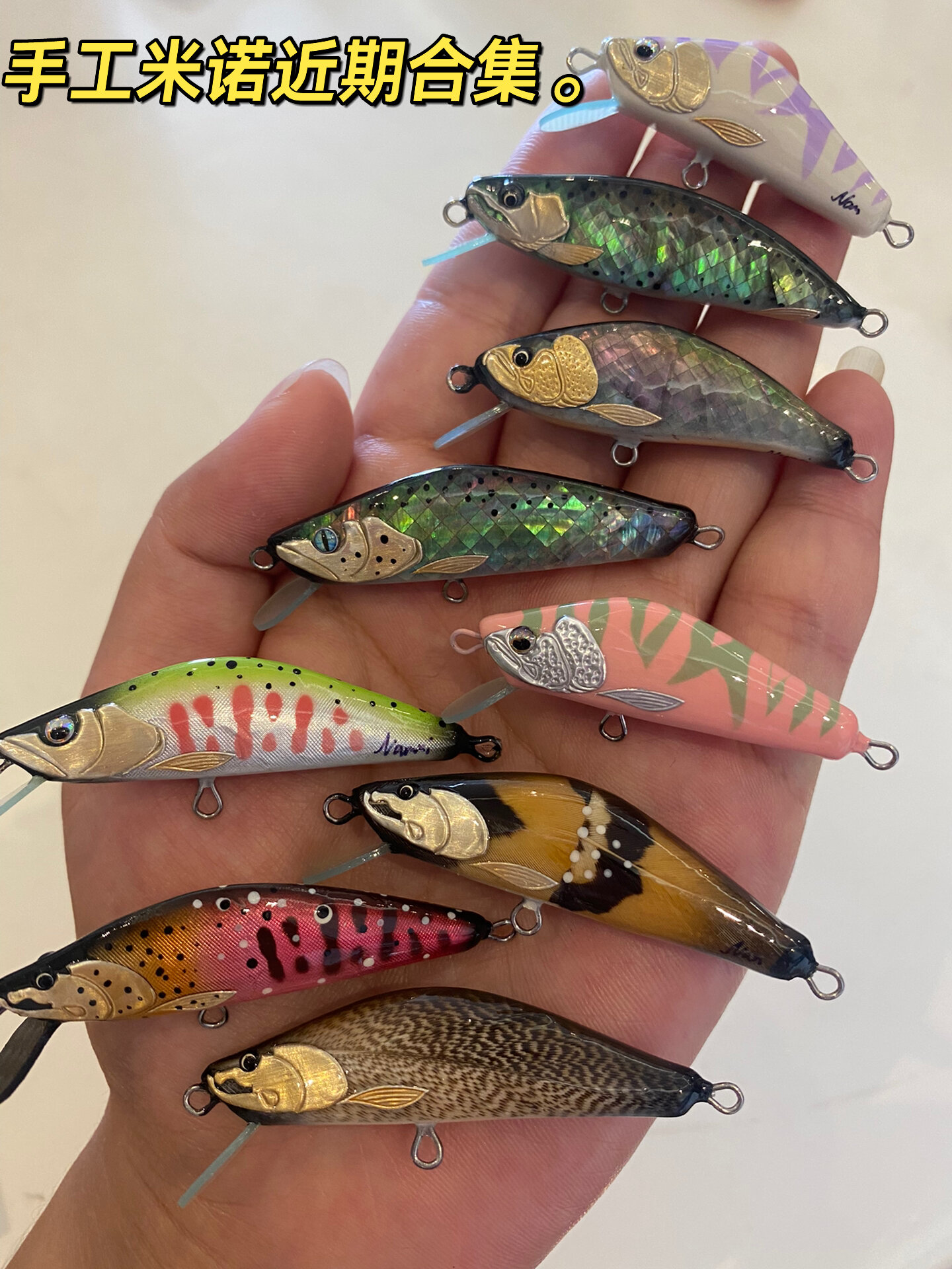 小红书路亚全鱼鉴|手工小木鱼!