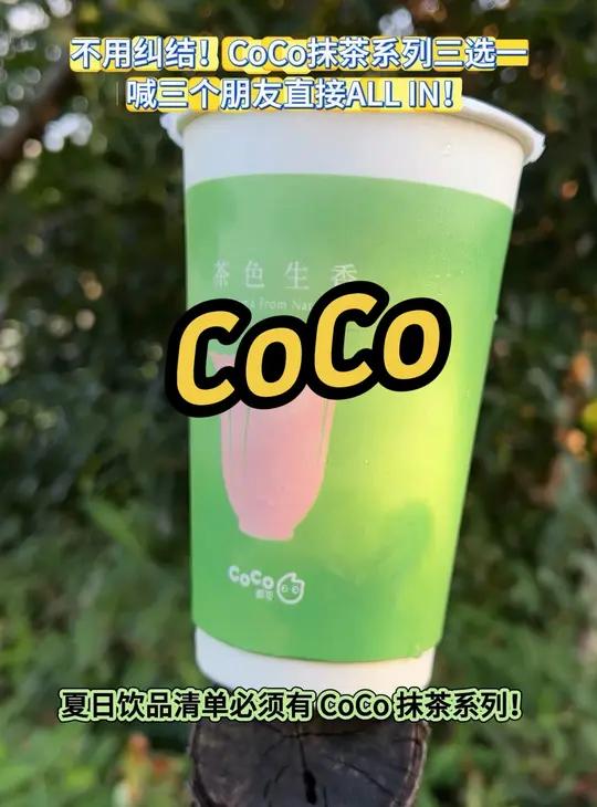 CoCo抹茶系列3选1