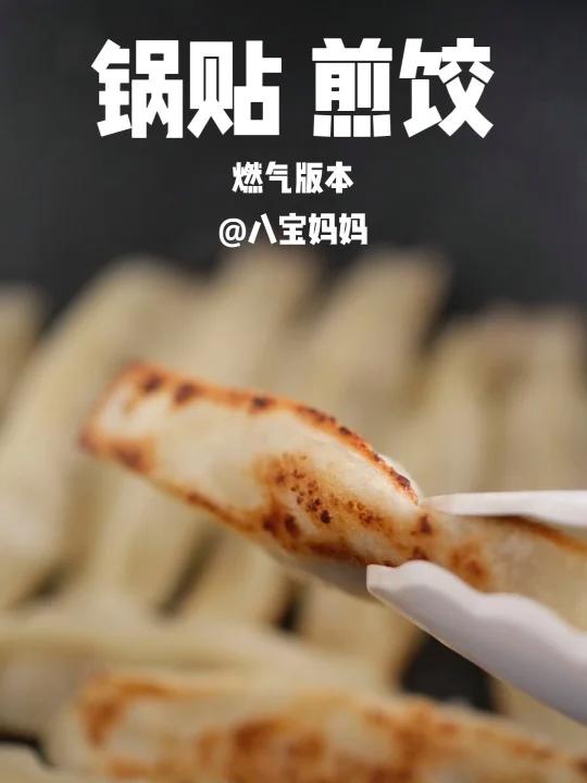 脆皮煎饺锅贴食谱分享～新鲜冷冻的都可以