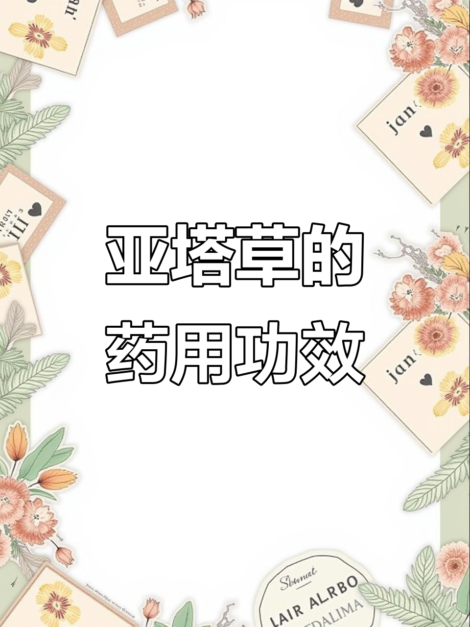 亚塔草：清热泻火，解毒消肿的草本良药