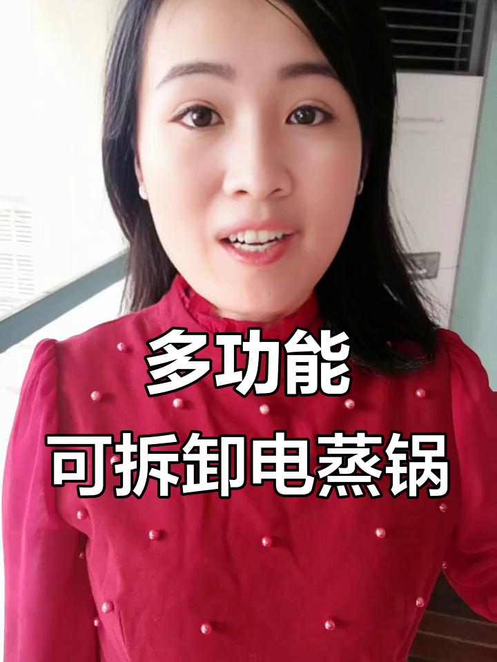九阳多功能电蒸锅，炖煮炒一体，拆解清洗更方便