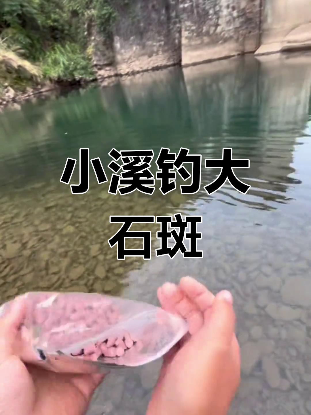 溪流钓石斑鱼,竟能长这么大?原来是因为这种虫子