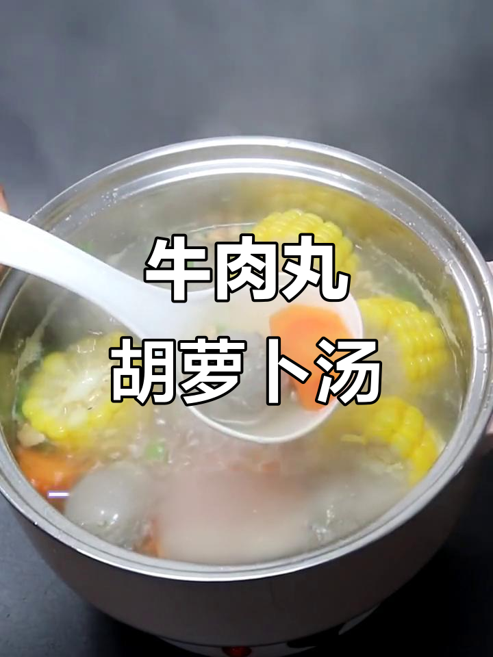 冬季暖心牛肉丸萝卜汤,补气又美味