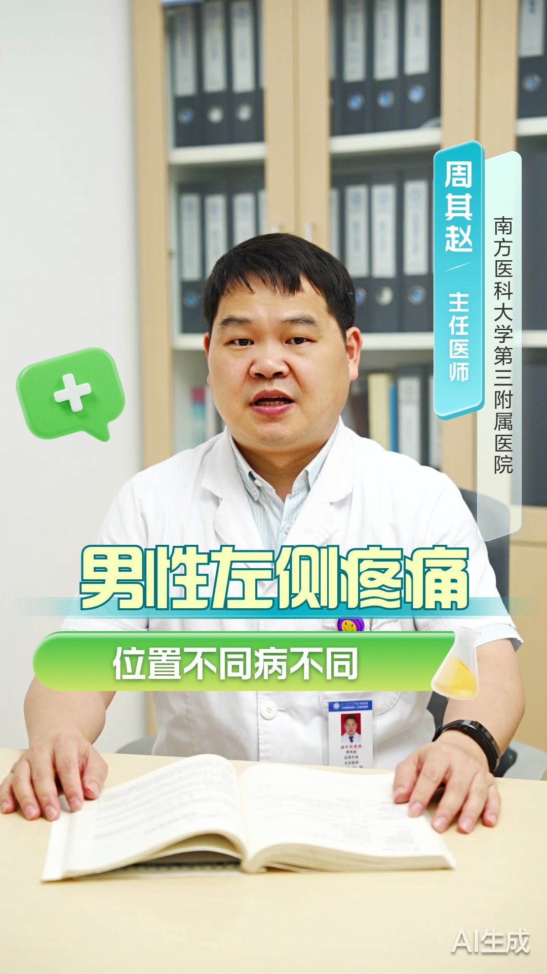 男性左侧疼痛,位置不同病不同?